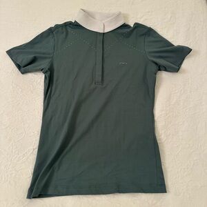 NWOT Ánimo Green Competition Show Shirt Size IT 40 (XS/S)